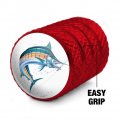 Marlin Fishing 2 Valve Stem Caps For Tire Rim Wheel Aluminum Red
