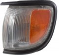Evan-fischer Corner Light For 1996-1999 Nissan Pathfinder Plastic Clear Amber Lens With Bulb Driver Side 