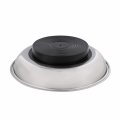 Abn 6in Automotive Magnetic Tray Small Parts Dish With Divider Metal Magnet Bowl Mechanic Tool Screw Pin Bolt Holder