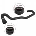 X Autohaux Radiator Coolant Hose 64218377698 Rubber Black Replacement For Bmw 750li 750i 2006 2007 2008