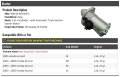 Starter Motor With 9-teeth For 2003-2005 Honda Accord 2 4l 4-cylinder Automatic Transmission