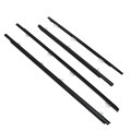 4pcs Door Belt Line Rubber Seal For Nissan Sentra Sedan 1990 1991 1992 1993 1994 80820-50y01 80821-50y01 82820-50y01 