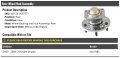 Rear Wheel Bearing Hub Assembly Compatible With 2000-2008 Chevy Impala Without Abs Brakes
