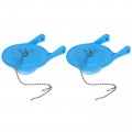 Toilet Stopper Flapper 2pcs Universal Replacement Fit 3 Flush Valve Leaking Blue 4 92 X3 62 
