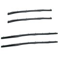 Saihisday 4pcs F81z2520758aa Front And Rear Lower Door Rubber Weather Strip Seal Replacement Ford F Series 250 1999-2016 For 