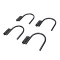 Fydun 4pcs E Track J Hooks Heavy Duty Steel Hangers For Enclosed Trailer Trucks Garage