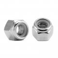 3 8-16 Nylon Insert Hex Lock Nuts 50 Pieces 304 Stainless Steel Bright Finish External Drive Locknuts 