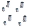 Rpg New Set Of 4 Valve Stem Chrome Cover Nut For 20018 Tpms Kits Sensors 