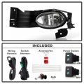 Acanii For 2008-2010 Honda Accord Coupe Driving Bumper Fog Lights Lamps W Switch Assembly Driver Passenger Side