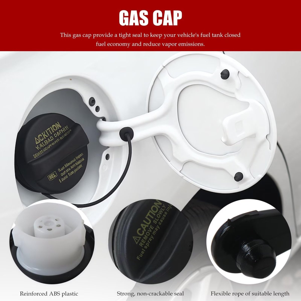 Gas Cap Fuel Replace 77300-47010 7730047010 For Toyota 2004-2008 Prius 2003-2009 4runner Gx470 2002-2006 Camry 2005-2007