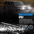 Bunker Indust 1 Pcs 20 Inch Silm Led Light Bar With Dt Connector 3000lm Single Row Flood Pods Driving Off Road Work Lights For