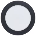 6 In Round Led Downlight 5 Cct Selectable 11w 1000 Lumens Dimmable Black 2 Pack Model S11686 