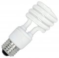 Satco S6278 Mini Spiral Compact Fluorescent Light Bulbs 8-pack 18 Watt 120 Volts 1140 Initial Lumens T2 Lamp Shape Medium Base