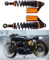 Motorcycle Rear Adjustable Suspension Air Shock 320mm 12 5 For Cb750 Cb1300 Aluminum Alloy Absorbers With Adjustment Tool Black 