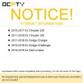 Ocpty 1 Key Fob Shells Case For Chrysler 200 300 Dodge Charger Challenger Or Dart Limited 2011-2019