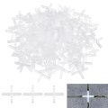 400pcs Tile Spacers 2 5mm 3 32 Cross Shape Wall Floor Spacer Tiling Tools For Ceramic Installation Pp Plastic White