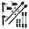 Front Suspension Set Of 10 Inner Tie Rod End Outer Sway Bar Link Lower Ball Joint Fit 2000-2003 For Dodge Neon 2003 Sx 2 0 