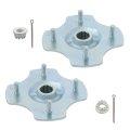 2 Pcs Rear Axle Wheel Hub Nut For Honda Trx250 Trx250te Trx250tm Recon 250 2x4 Replacement 90304-ha7-670 94201-40300 