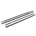 Front Rear Left And Right Outer Door Window Belt Weatherstrip Sweep Trim Seal
