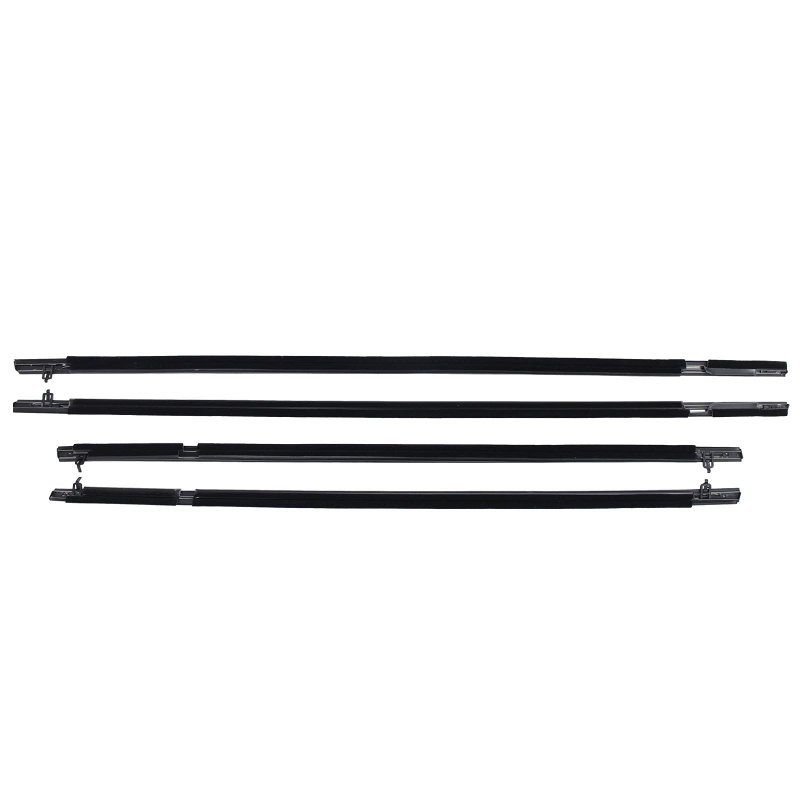 Front Rear Left And Right Outer Door Window Belt Weatherstrip Sweep Trim Seal