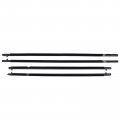 Front Rear Left And Right Outer Door Window Belt Weatherstrip Sweep Trim Seal