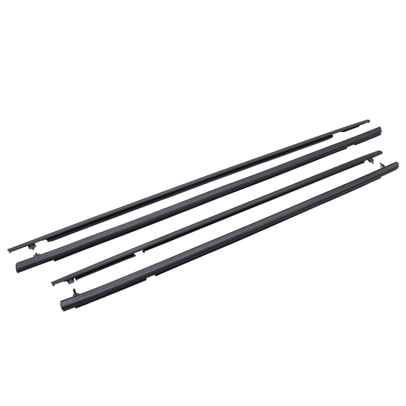 Front Rear Left And Right Outer Door Window Belt Weatherstrip Sweep Trim Seal