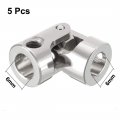 Uxcell 5pcs 6mm To Inner Dia Rotatable Universal Steering Shaft U Joint Coupler L23xd11