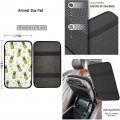 Howilath 18pcs Cows Sunflowers Print Car Accessories Seat Covers Full Set Cute Steering Wheel Cover Floor Mats Coaster Keychain