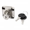 Uxcell Square Metal Base Security Drawer Cabinet Door Deadbolt Lock Latch 1 9x 2 Cm Cylinder Head