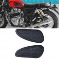 Motorcycle Fuel Tank Pad Decal Fydun Rubber Sticker Protector Fit For Bonneville T100 T120 Speed Twin Street Scrambler Black