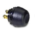 Heavy Duty Momentary Push On Button Switch 30 Amps At 12 Volts With Water Resistant Cover Model 20303 Panel Mount Black 