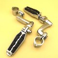 Xkh Group Motorcycle Chrome Adjustable Highway Peg Mounting Kit With Footpeg Foot Rest For V-star Roadstar Suzuki Boulevard