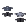 Rear Ceramic Disc Brake Pads For Saab 9-3 2003 Low Dust Bonded Attachment With Shims Part Number Olx-acd14d973c-cl360a52 