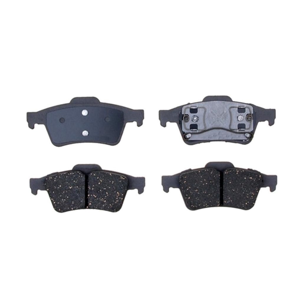 Rear Ceramic Disc Brake Pads For Saab 9-3 2003 Low Dust Bonded Attachment With Shims Part Number Olx-acd14d973c-cl360a52