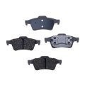 Rear Ceramic Disc Brake Pads For Saab 9-3 2003 Low Dust Bonded Attachment With Shims Part Number Olx-acd14d973c-cl360a52