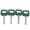 Solarhome 4pcs Ignition Keys 11039228 For Volvo Loader Haul Truck Heavy Equipment Laser Cut