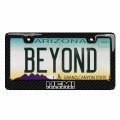Ipick Image For Hemi Powered Black Real 3k Carbon Fiber Finish Abs Plastic License Plate Frame