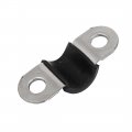 8mm U Clips Epdm Rubber Lined Mounting Brackets 5pcs For Pipe Tube Cable 