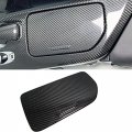 Car Water Cup Holder Panel For C8 Corvette Z51 Z06 Coupe Htc 2020 2021 2022 2023 2024 Dry Carbon Fiber Armrest Storage Box Lid