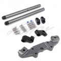Cnc Aluminum Clip-on Adapter Plate Handlebar Set For 2017 Kawasaki Z900 Gray B07b4slqz3 