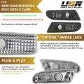 Usr Depo 00-06 W220 S-class Smoke Lens Bumper Side Marker Lights Assembly Set Left Right For 2000-2006 Mercedes Benz S Class