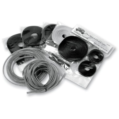 Baron Custom Accessories Cable Hose And Wire Chrome Dress-up Kit Black Ba-8200b
