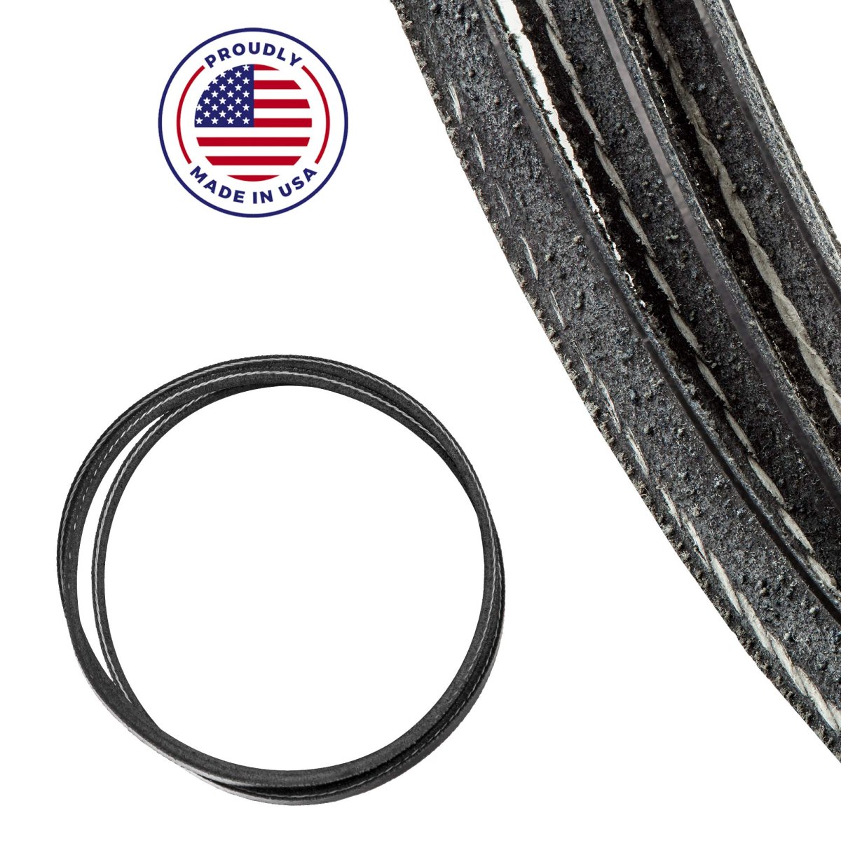 Band Saw Drive Belt Tires Set Fits Mastercraft 9 55-6716-9 High Strength Rubber Replacement - Motor Ribbed