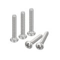 2-56x1 2 Pan Head Machine Screws 304 Stainless Steel 18-8 Screw Phillips Drive Fully Threaded Bright Finish Pack Of 100 