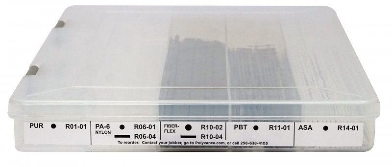 Plastic Welding Rod Assortment With Organizer Case Polyurethane Nylon And Fiberflex Rods In Natural Black 1 8 To 3 Diameters