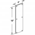 Prime-line J 4686 Door Push Plate 4 In X 16 Bronze Single Pack