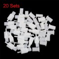 20 Sets 2 Pin Car Automotive Electrical Wire Connector Male Female Housing