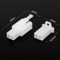 20 Sets 2 Pin Car Automotive Electrical Wire Connector Male Female Housing