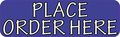 10in X 3in Blue Place Order Here Magnet Magnetic Business Signs Magnets By Stickertalk 