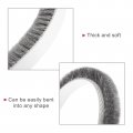 Uxcell Weather Stripping Brush 10ft L X 28 W 0 24 H Self-adhesive Seal Weatherstrip Sweep Gray For Door Window